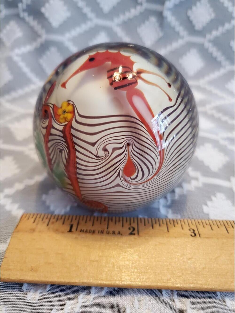 Zeigler Phelps Seahorse Paperweight